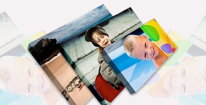 Un collage de fotografías de un niño y una niña apiladas una encima de la otra.