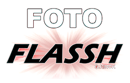 La palabra flashh está sobre un fondo blanco.