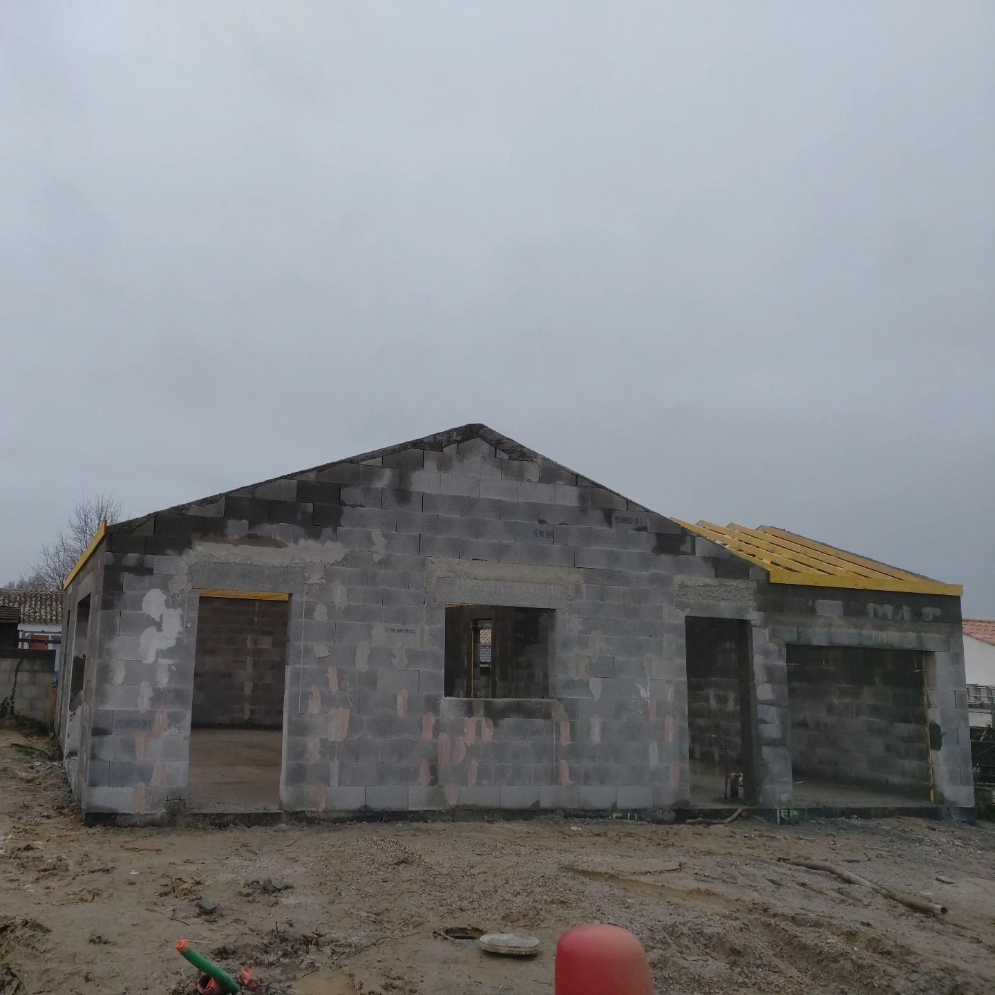 Une maison en parpaings