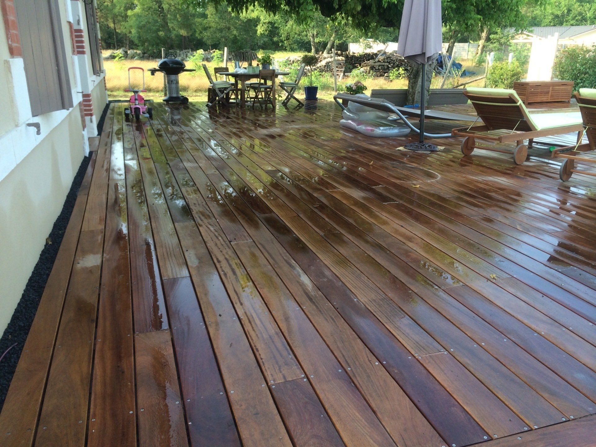 Aménagement des terrasses