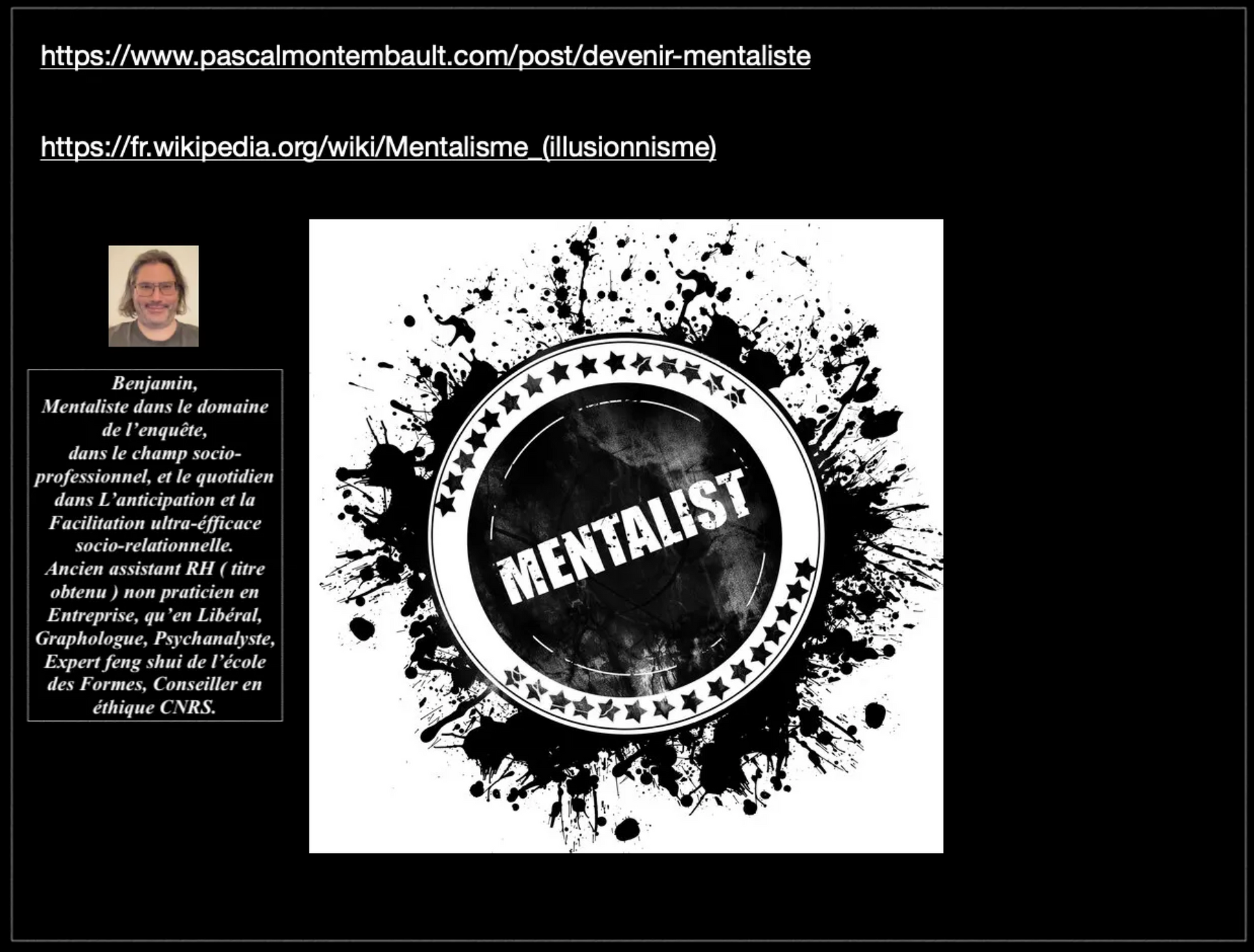 clic sur image - > cv