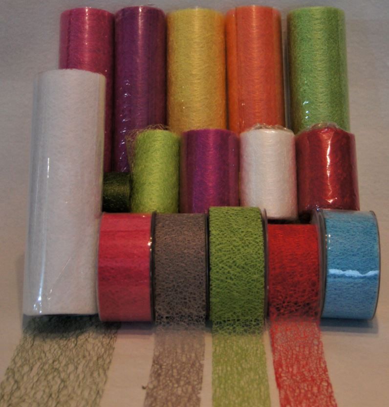 etwas dickere bunte Geschenkbänder