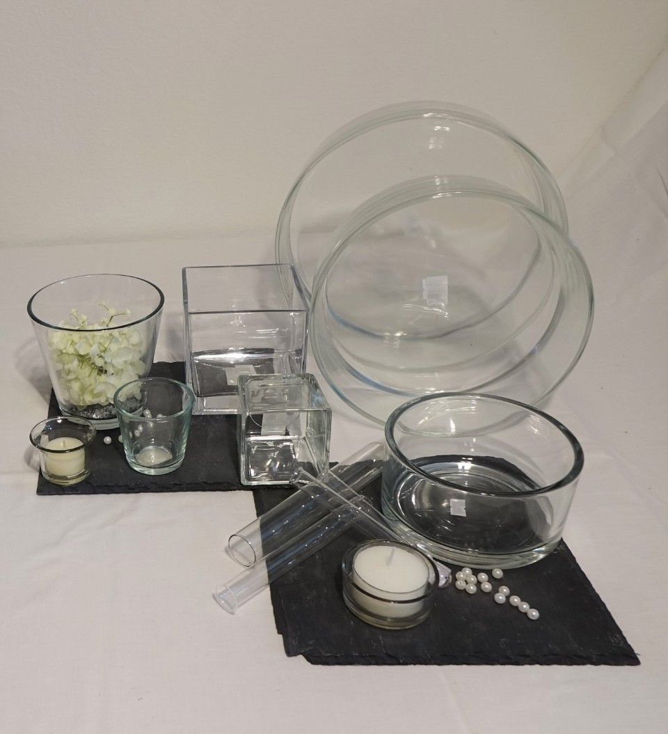 : Glasartikel für Tische