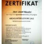 Auto Häusler GmbH & Co. KG Zertifikat