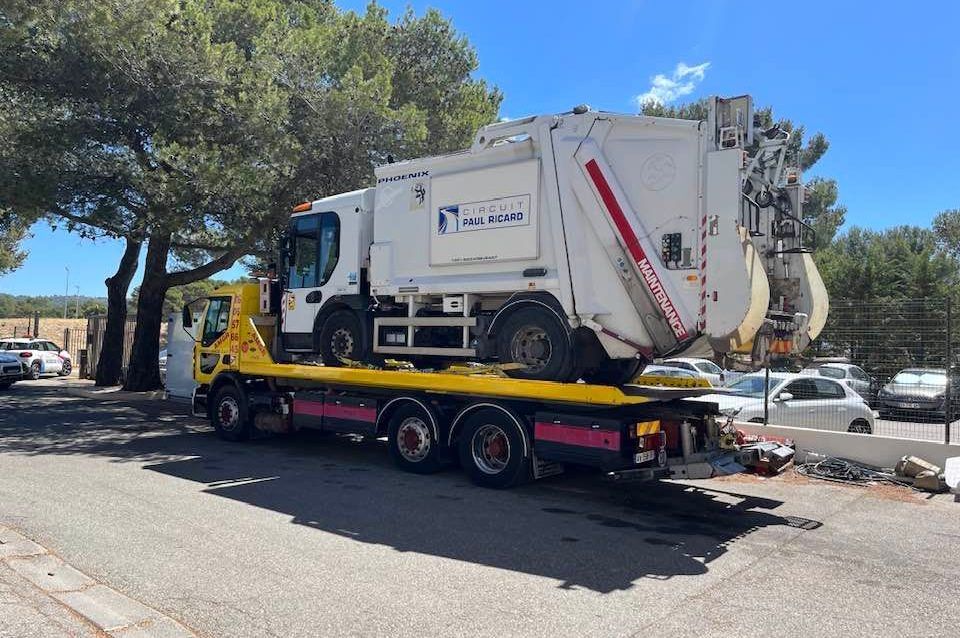 Transport d'engin BTP