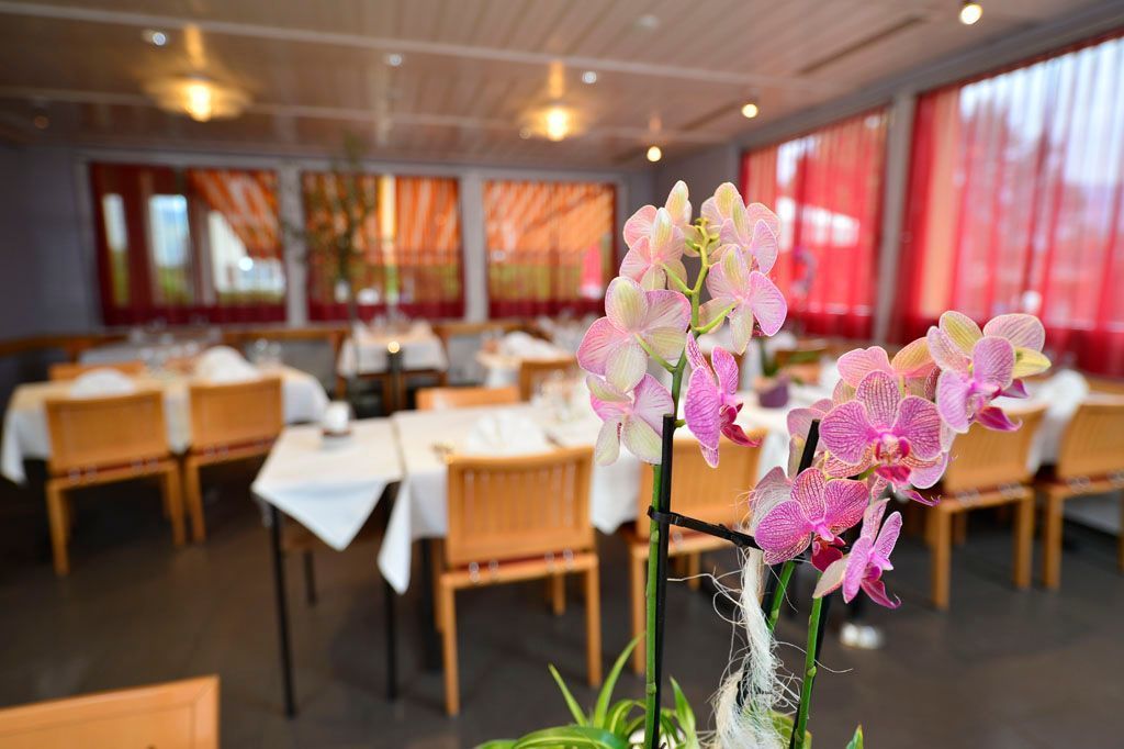 Der grosse Saal für festliche Anlässe und grössere Gruppen.