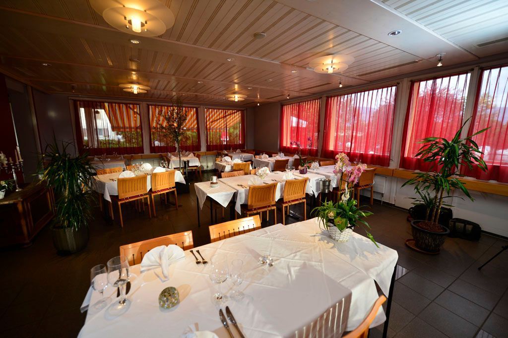 Der grosse Saal für festliche Anlässe und grössere Gruppen.