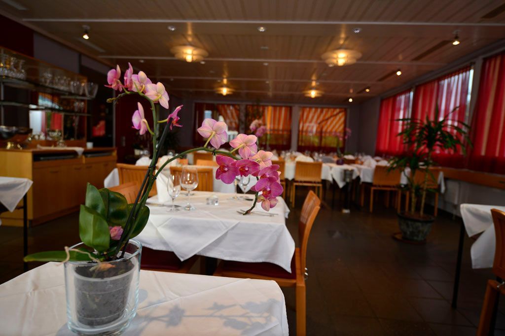 Der grosse Saal für festliche Anlässe und grössere Gruppen.