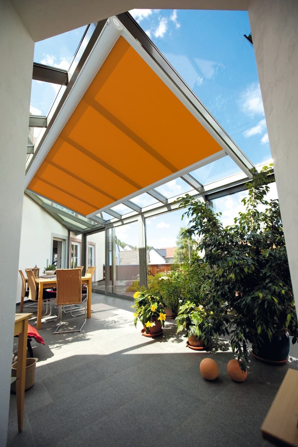 Außenliegender Sonnenschutz