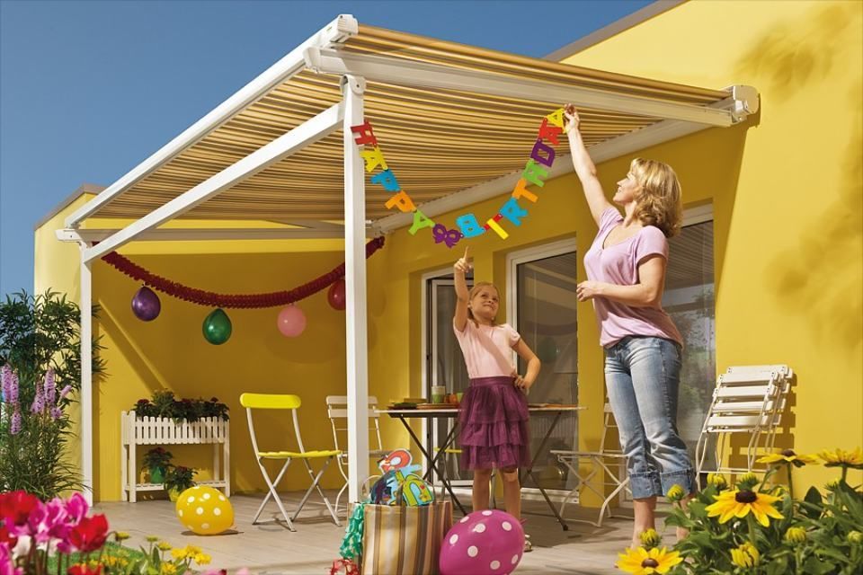 Außenliegender Sonnenschutz