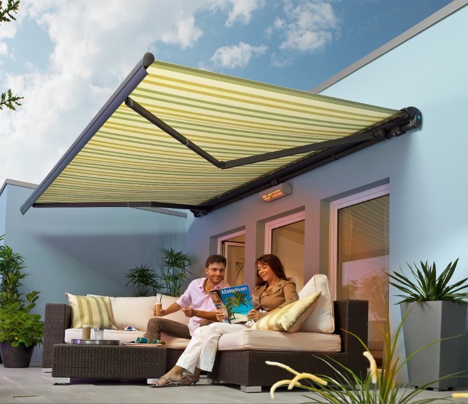 Außenliegender Sonnenschutz