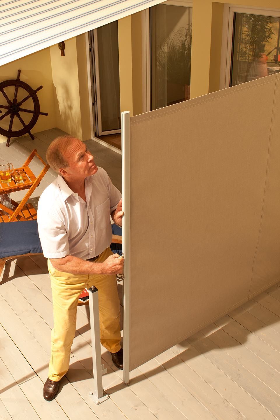 Außenliegender Sonnenschutz