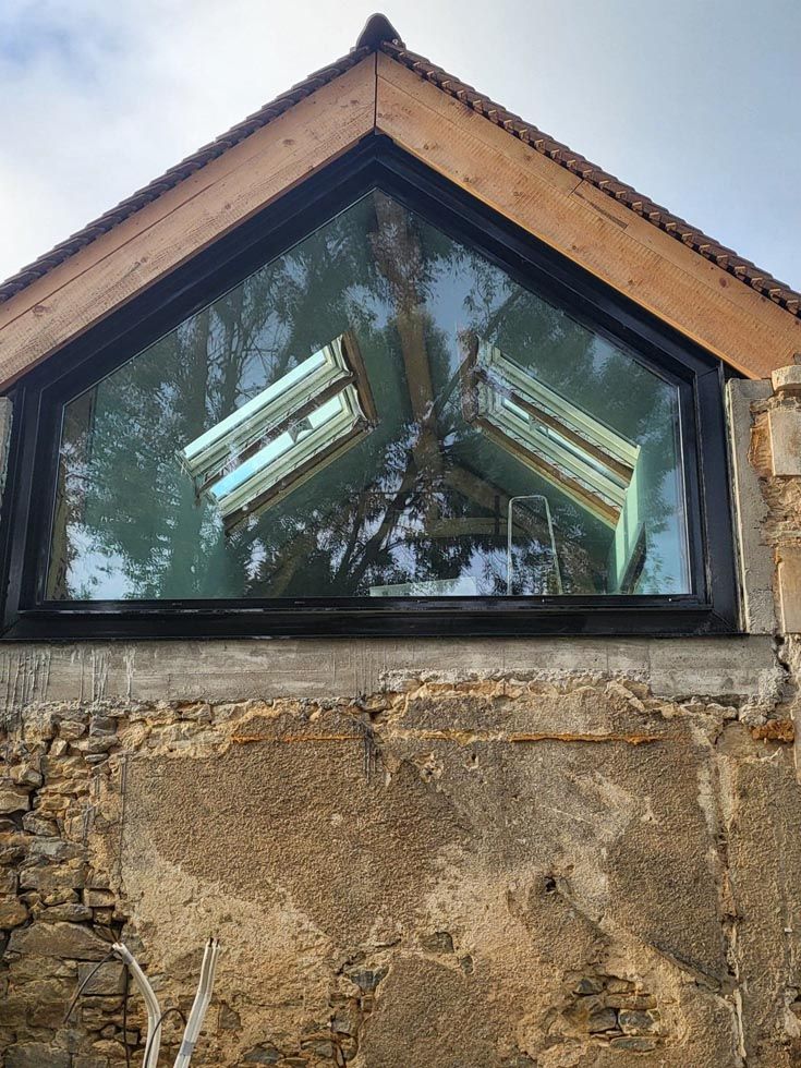 ouverture châssis fixe aluminium