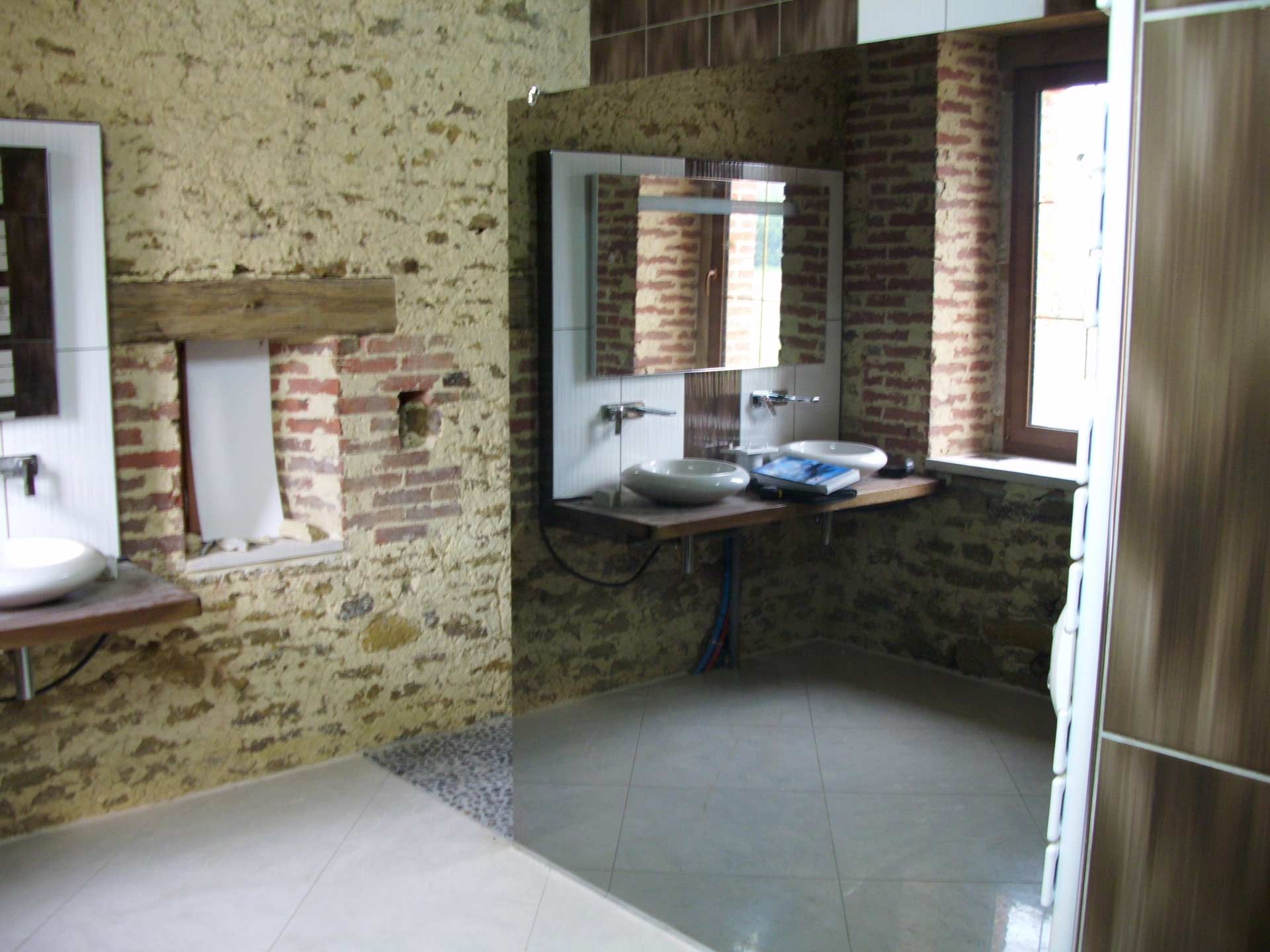 miroiterie pour séparation douche