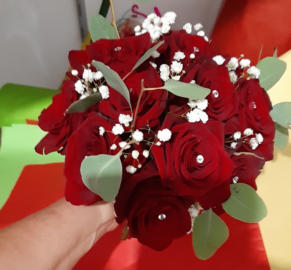 Bouquet de roses rouges