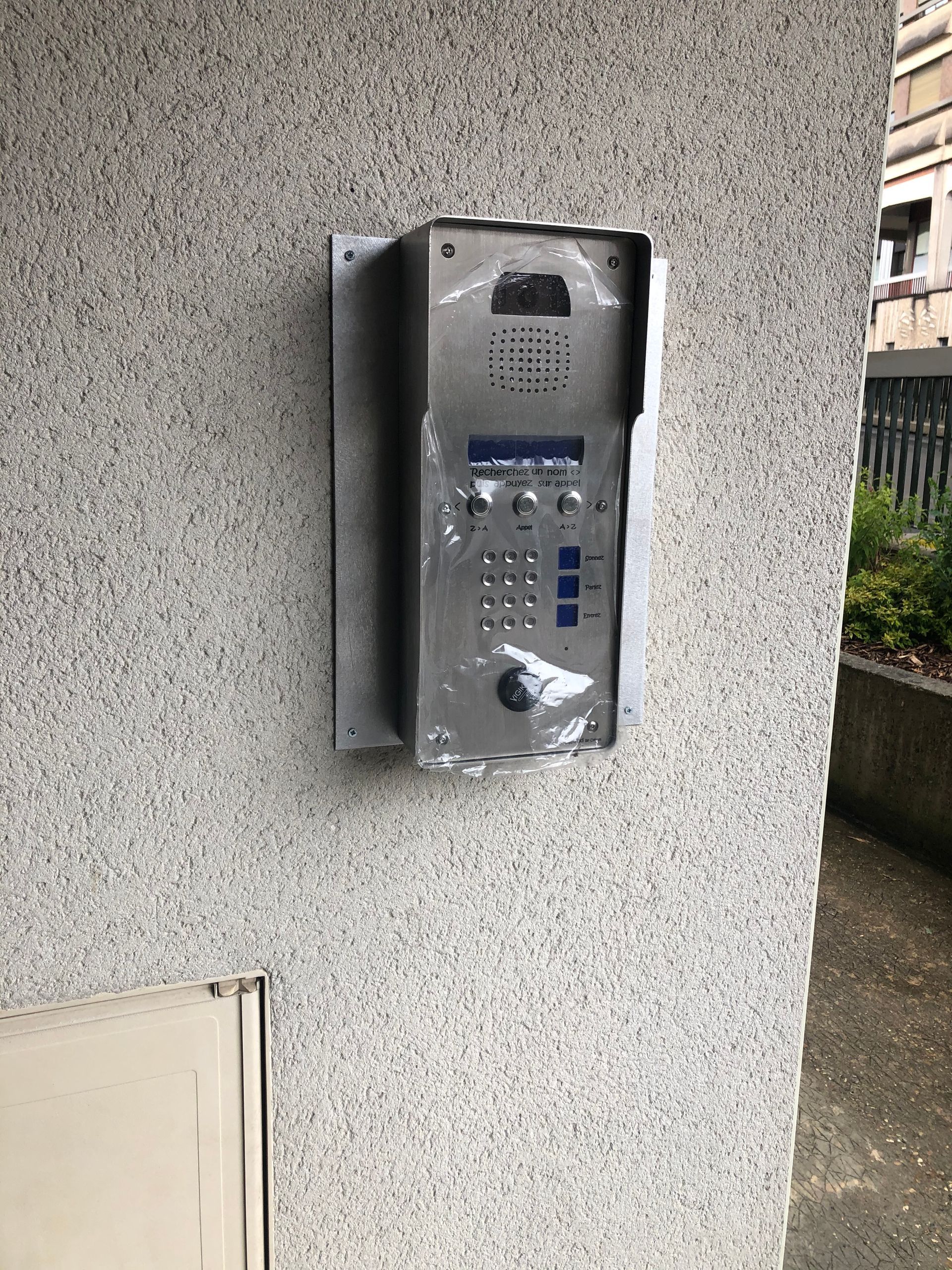 Installation d'interphone