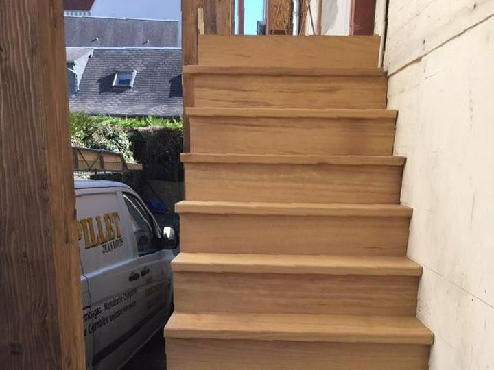 Escalier en bois