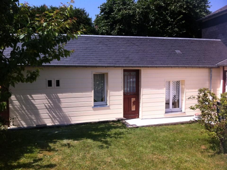 Bardage en PVC sur une maison