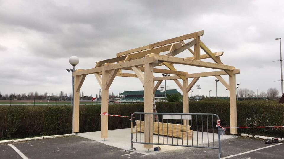 Carport en bois