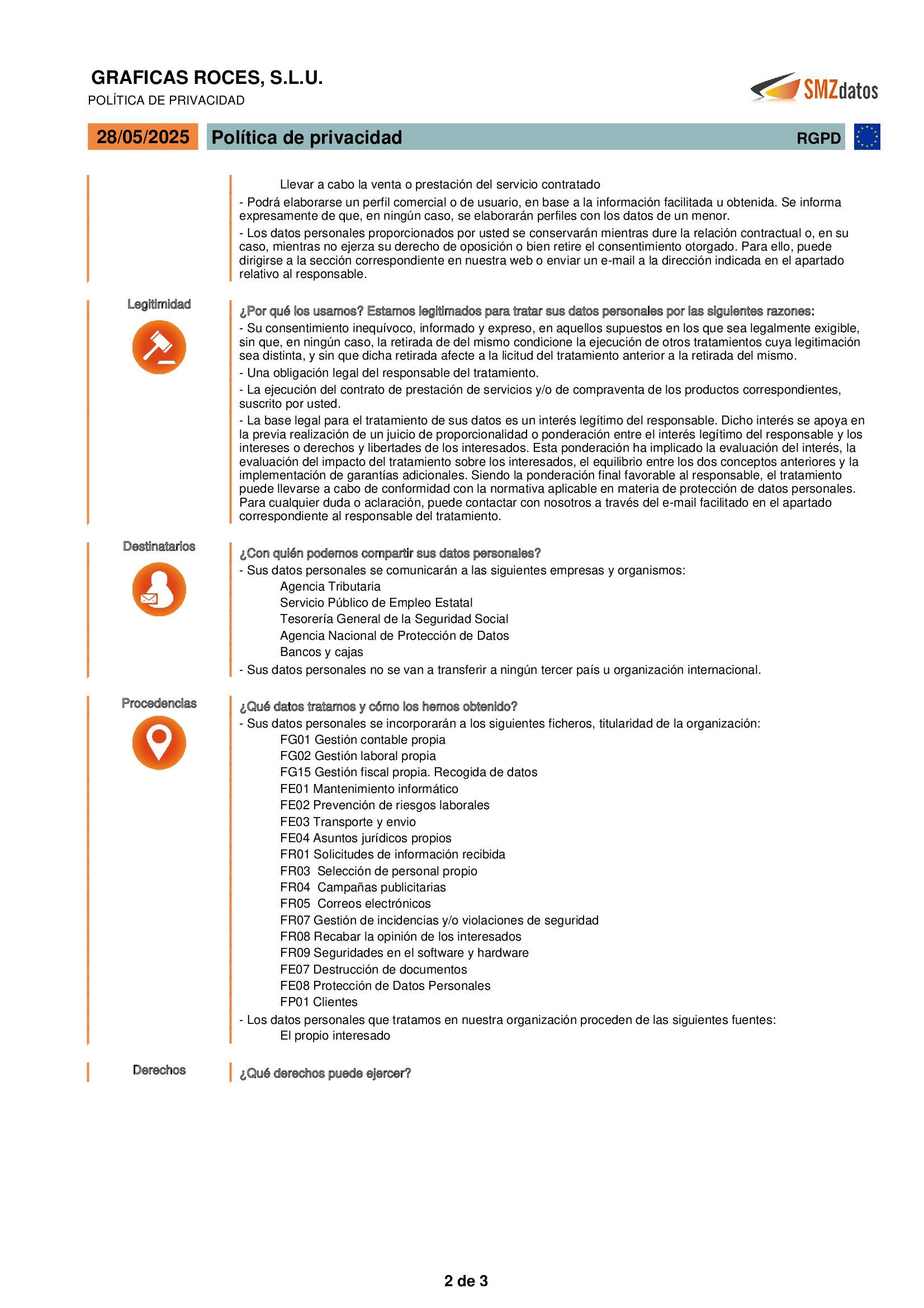 Documento con texto sobre información y recursos médicos.