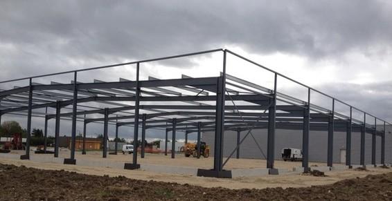 Extension bâtiment industriel