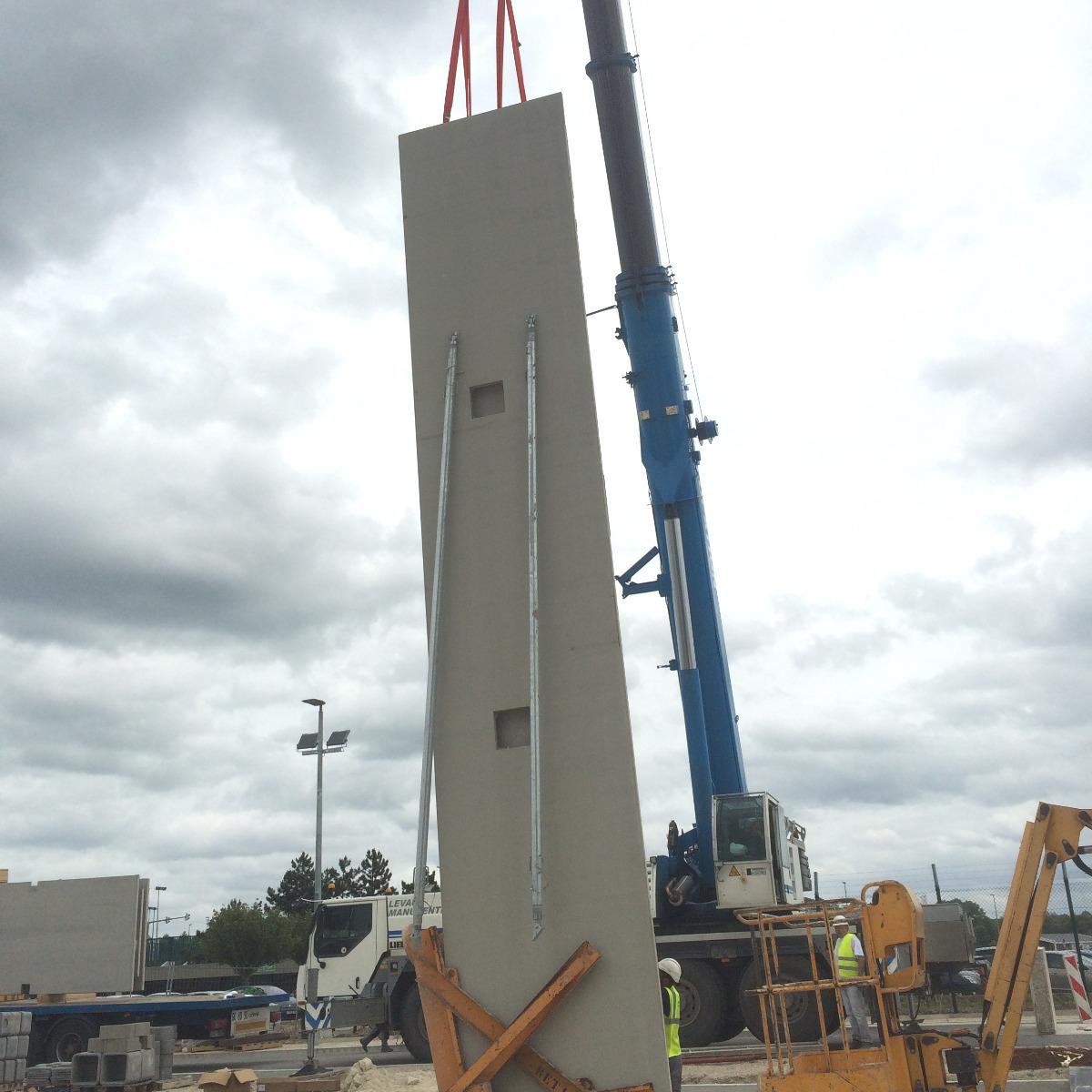 Cage d'ascenseur préfa centrale nucléaire