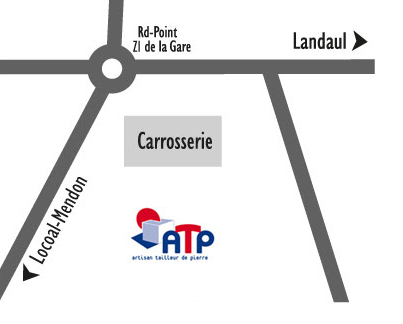 Plan de localisation de l'entreprise.