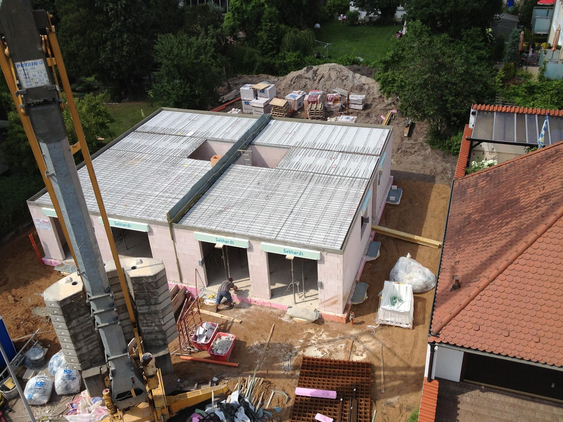 BMS Bau GmbH Neubau in Arbeit