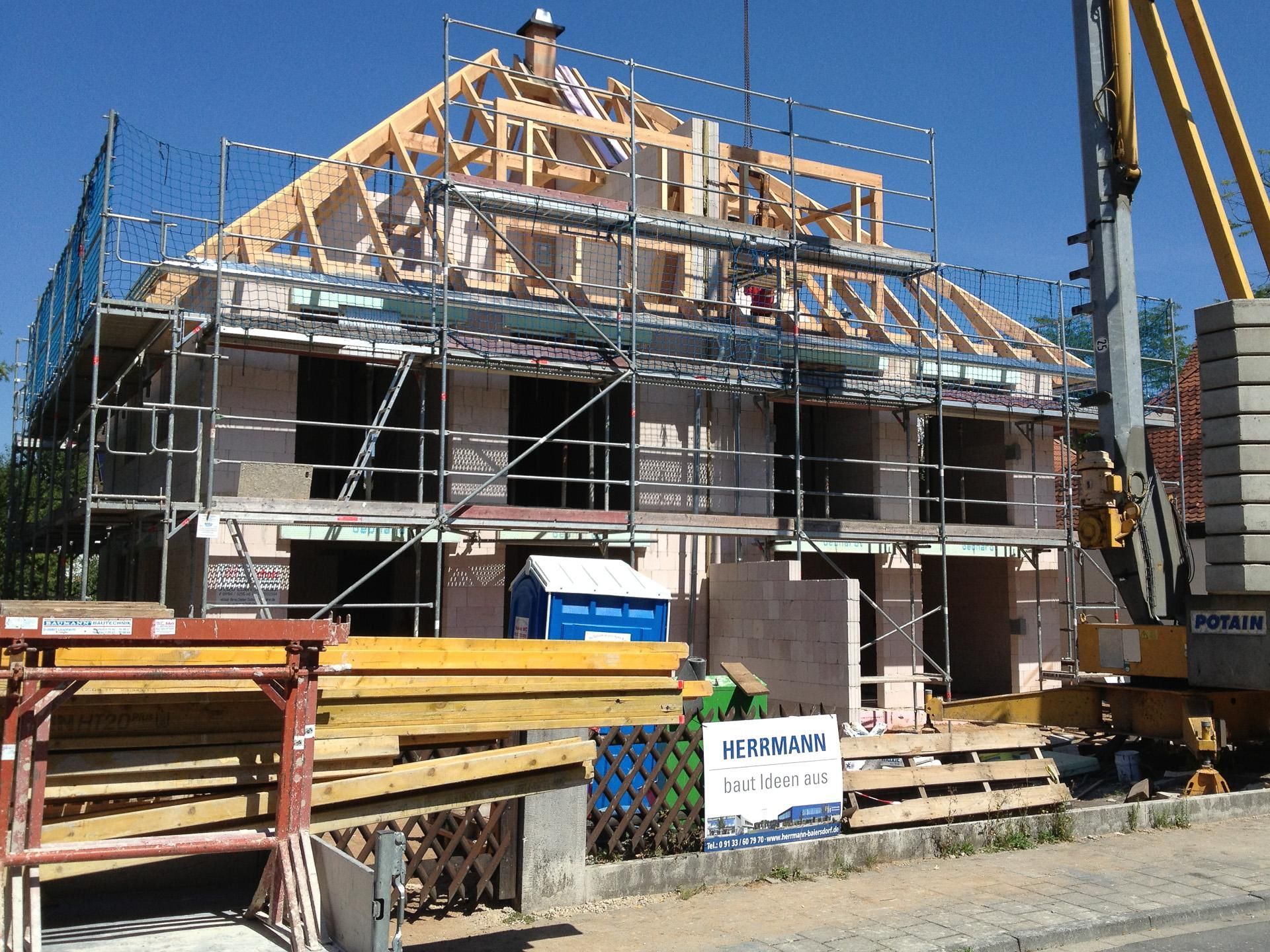 BMS Bau GmbH Neubau nahezu vollendet