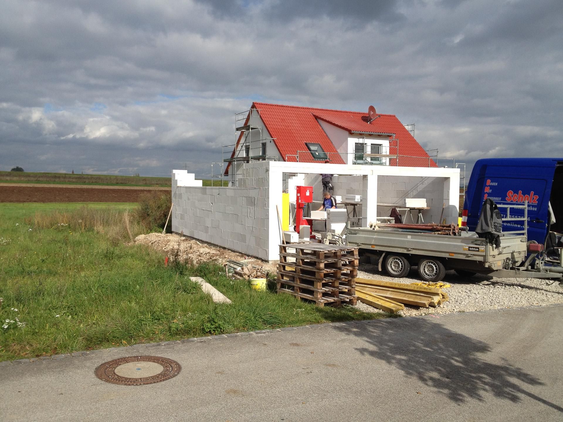 BMS Bau GmbH Einfamilienhaus fertiggestellt