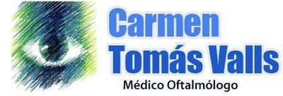 A logo for carmen tomas valls medico oftalmologo
