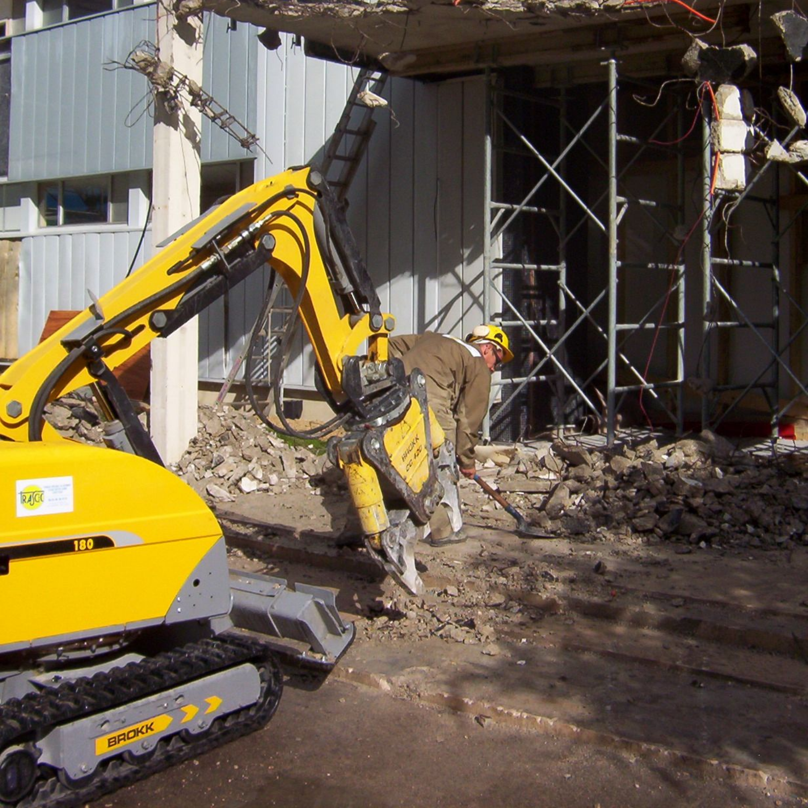 Engin de démolition électrique Brokk 2.