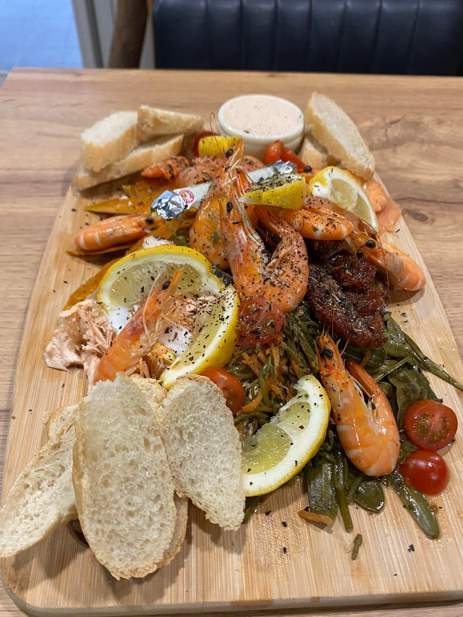 Planche de fruits de mer