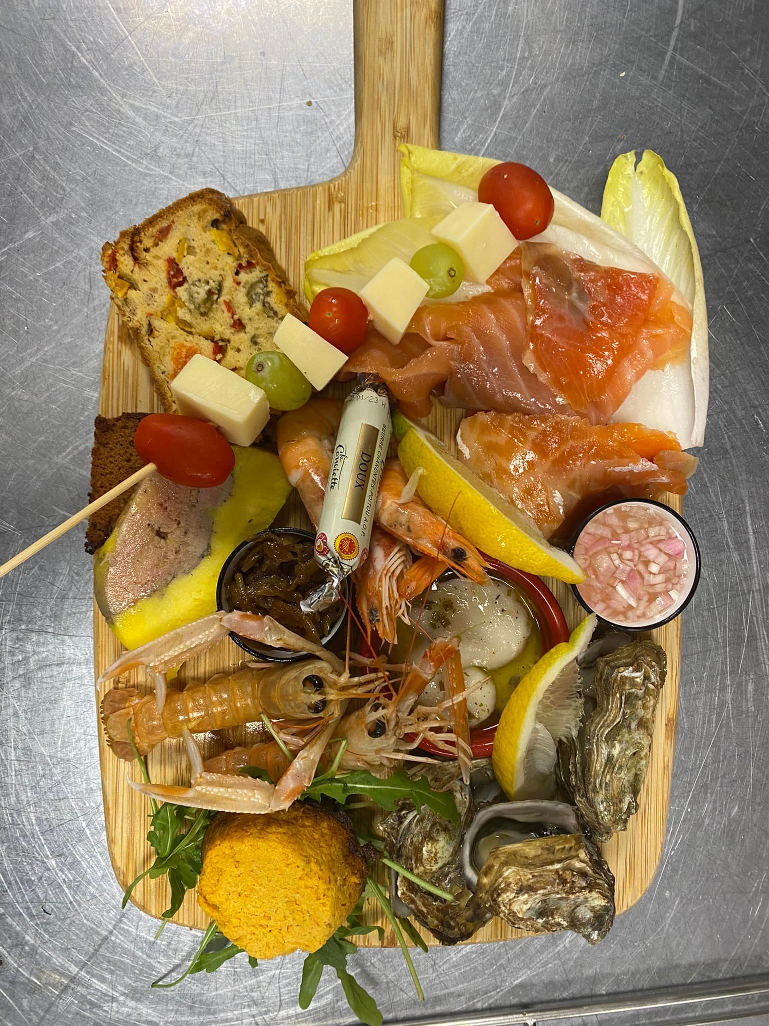 Assortiments de fruits de mer