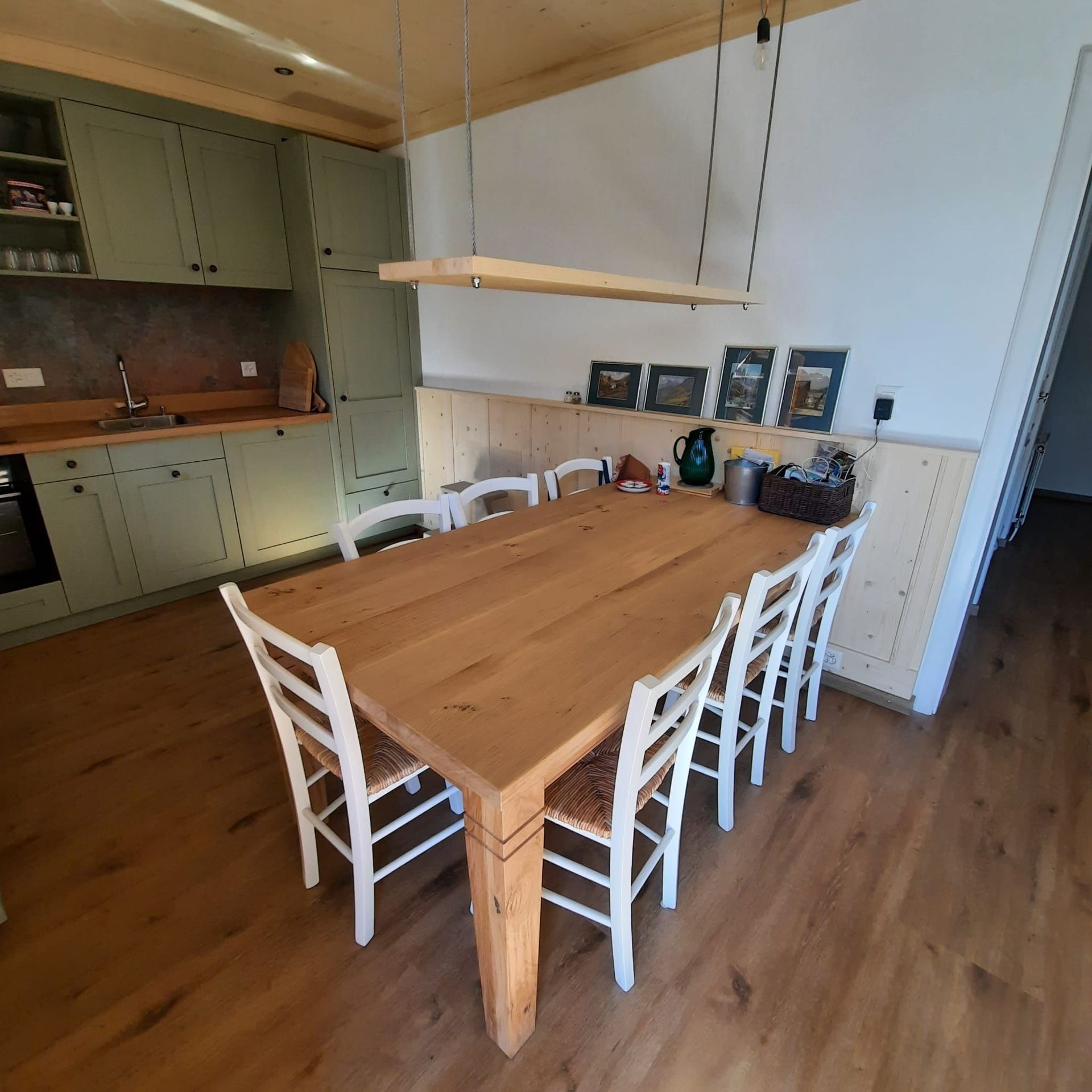 Table et lampe sur mesure