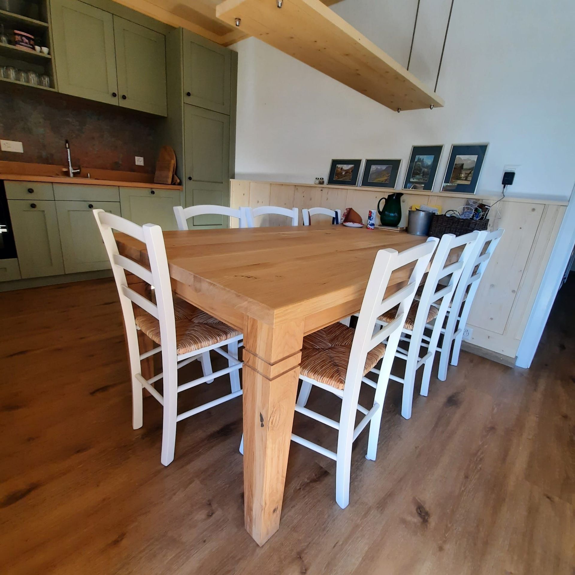 Table et lampe sur mesure