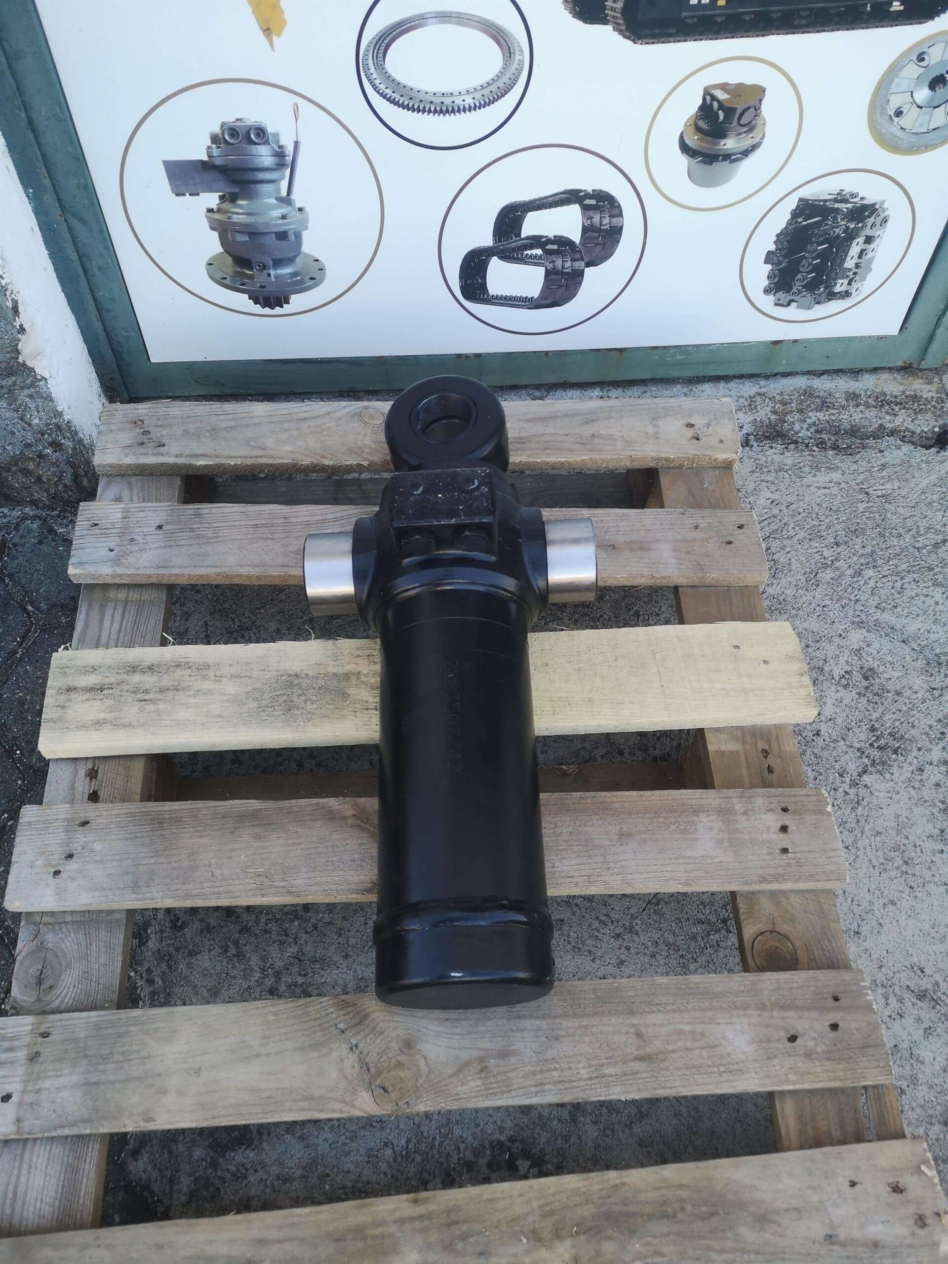 Cilindro do giro CATERPILLAR CAT 432D Painel display