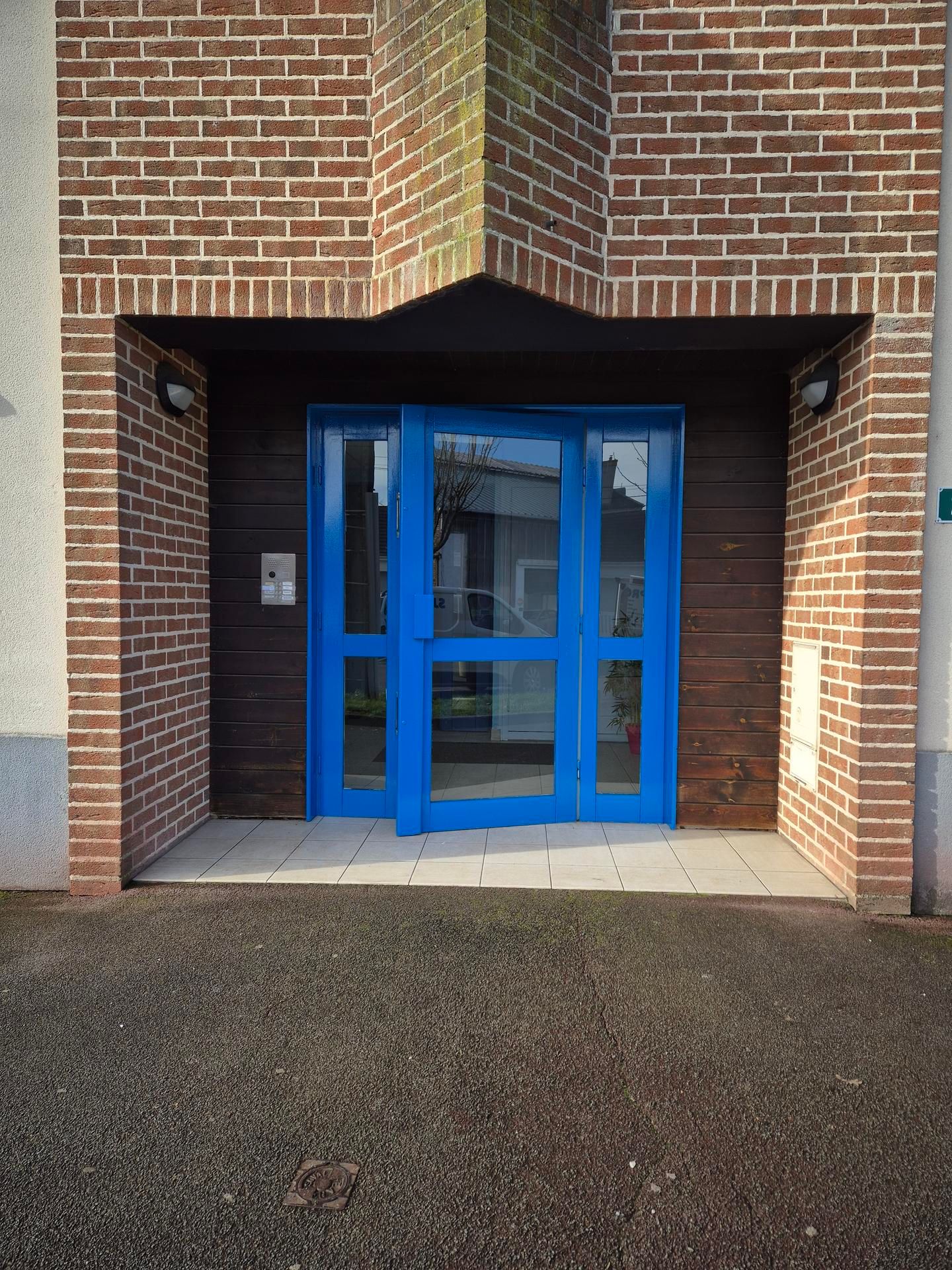 Peinture porte d'entrée après