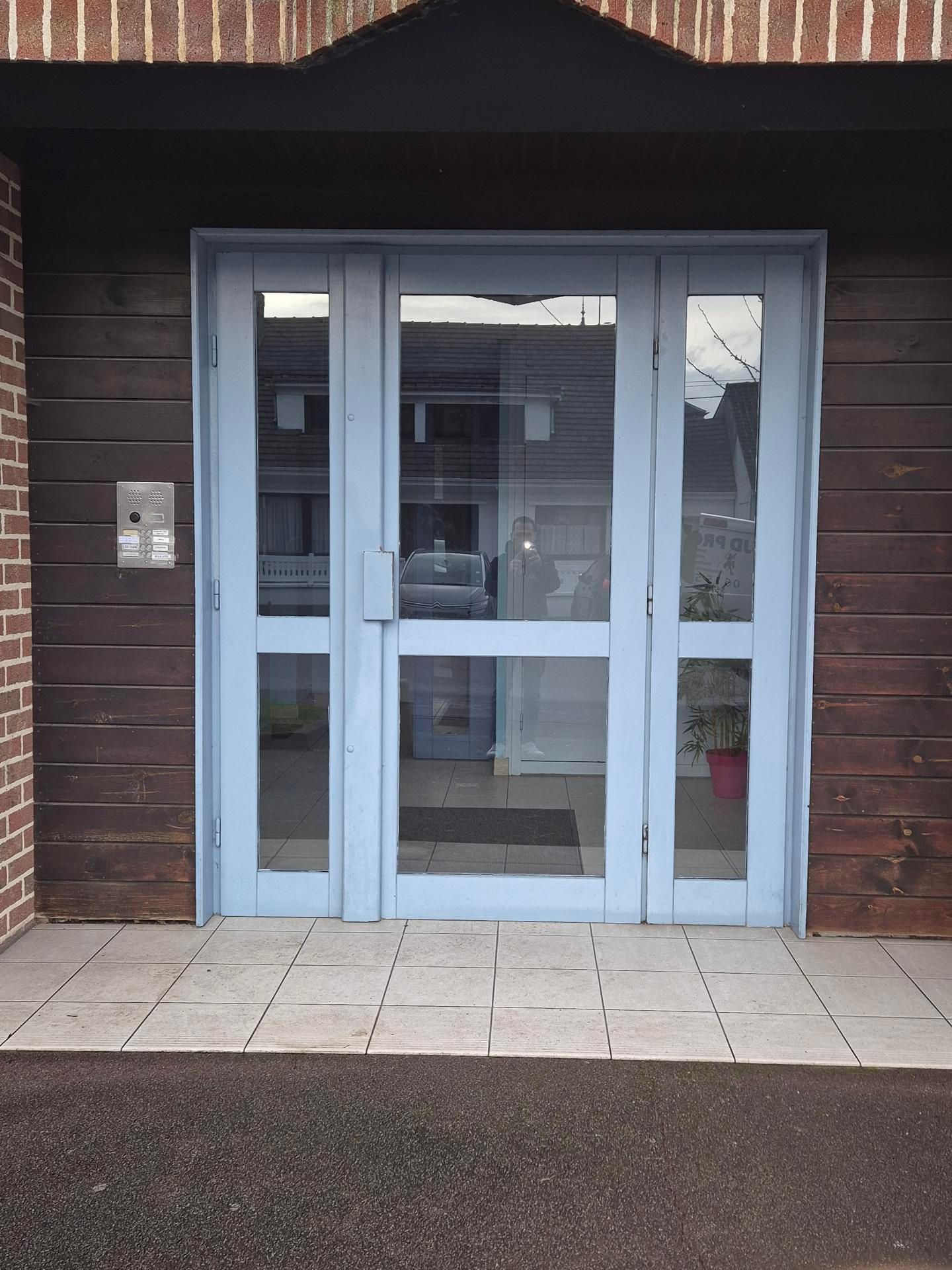 Peinture porte d'entrée avant 