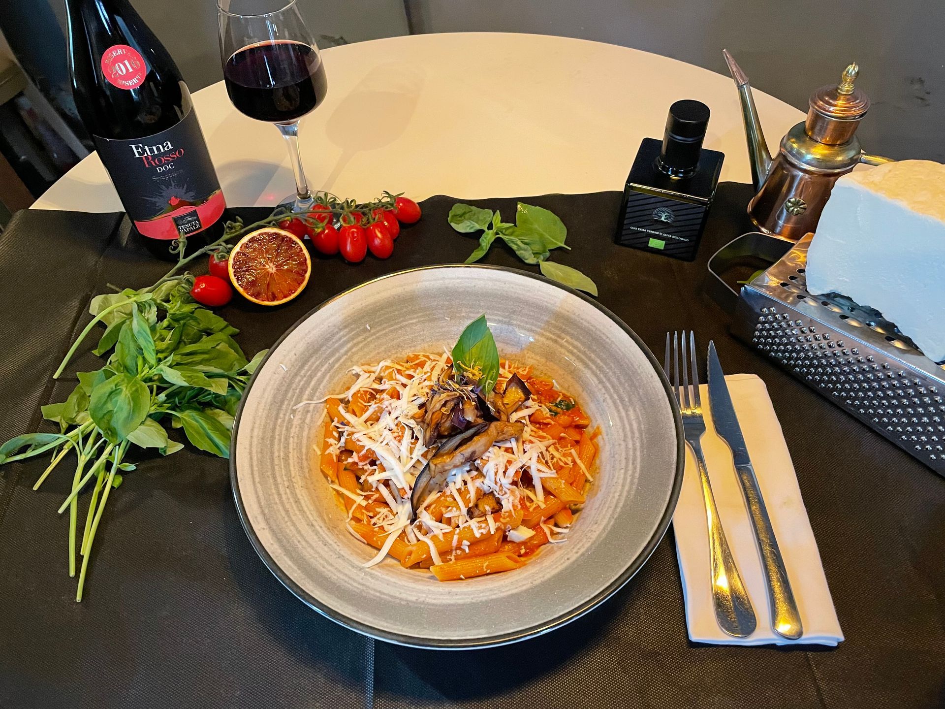 Pâtes servies par le restaurant italien Casa della Farfalla près d'Orly