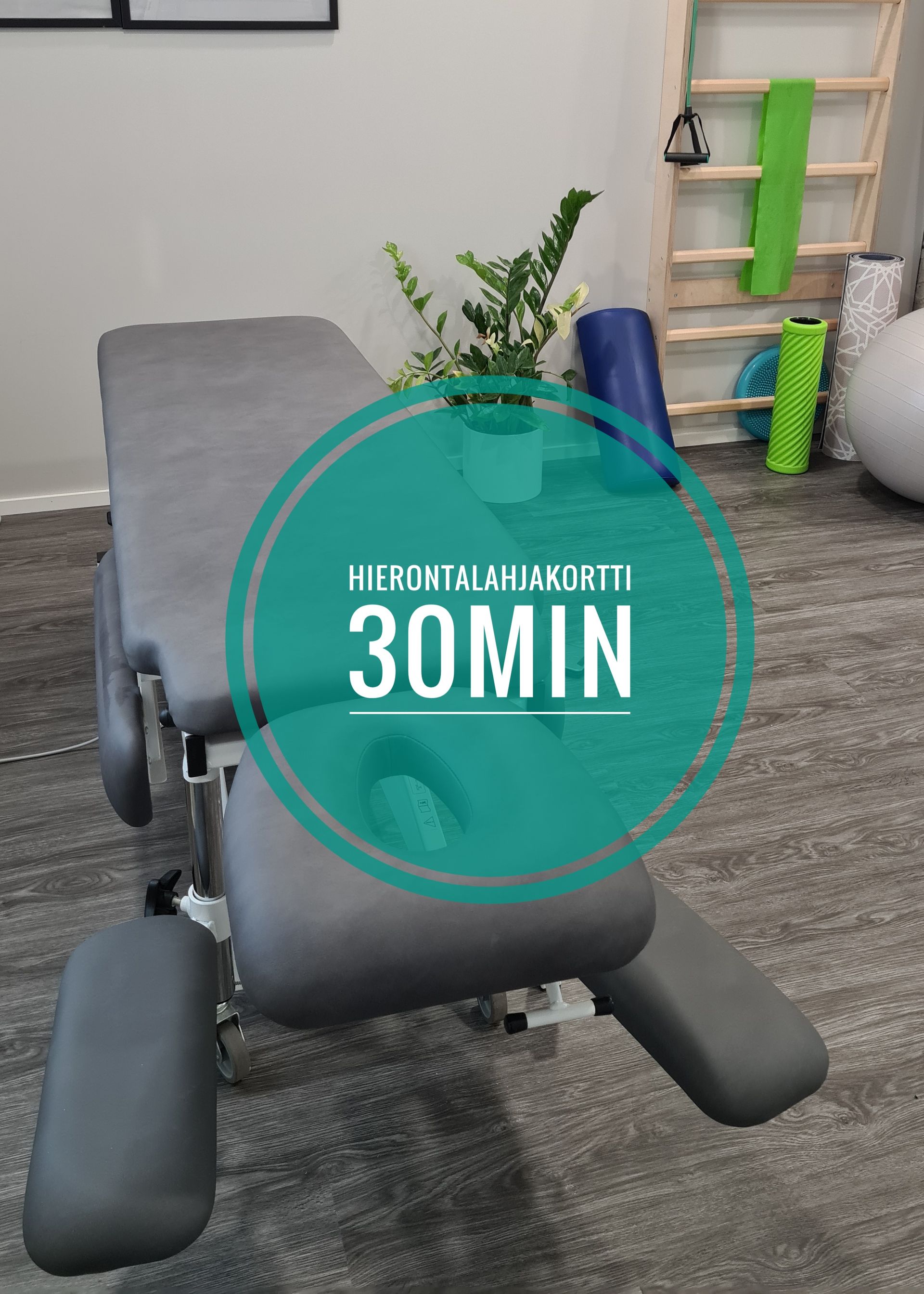 Hierontalahjakortti 30min