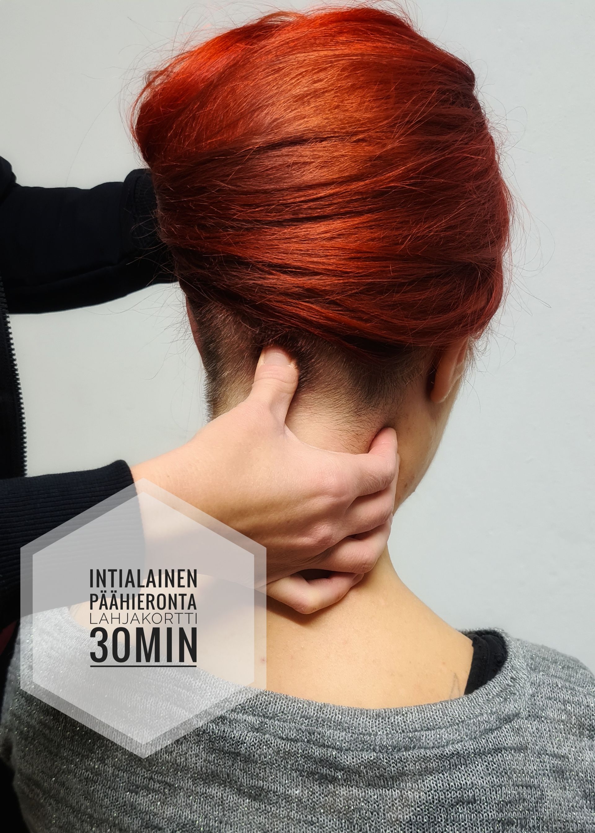 Intialainen päähieronta-lahjakortti 30min