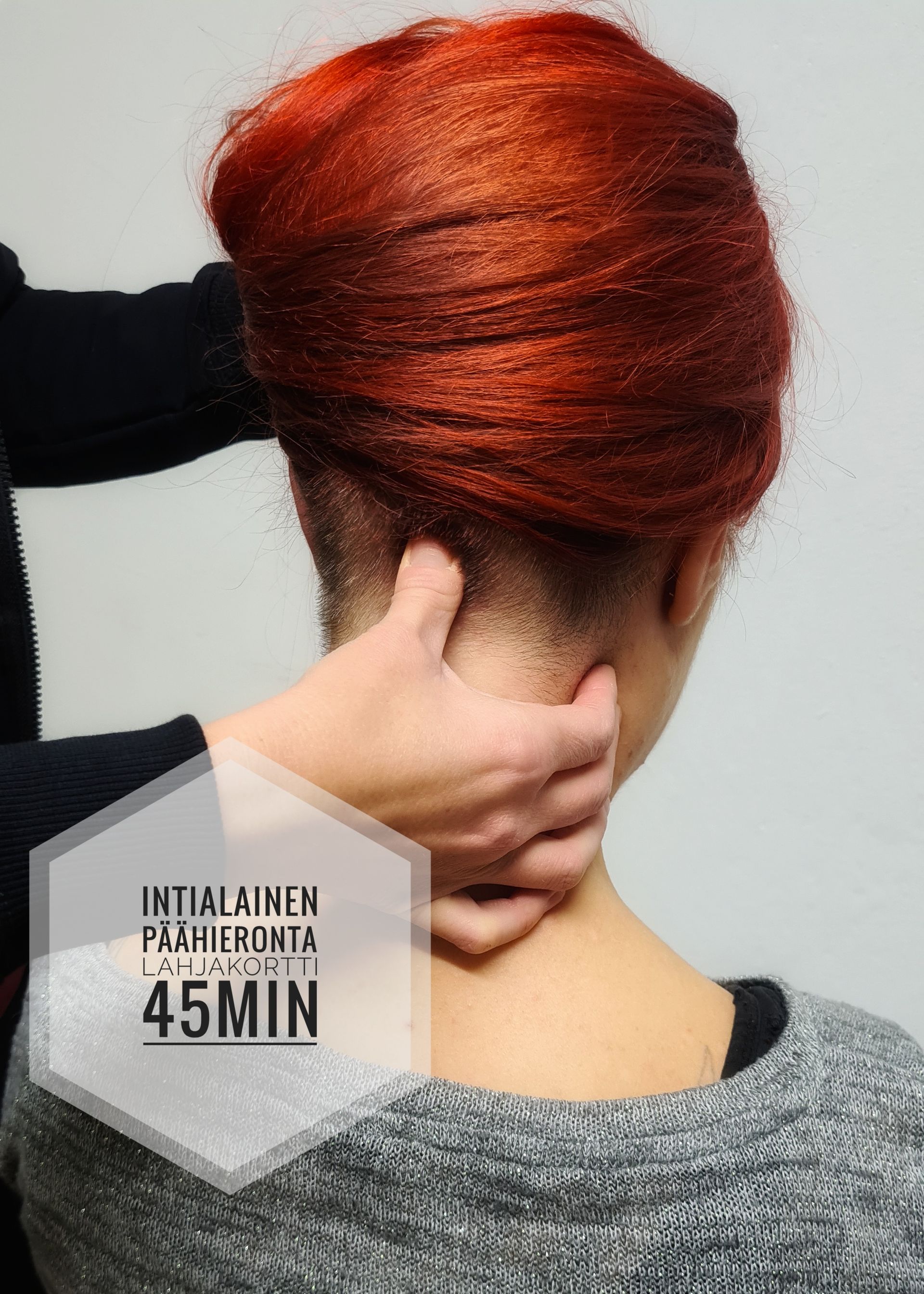 Intialainen päähieronta-lahjakortti 45min