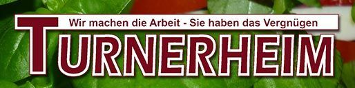 Ein Schild mit der Aufschrift Turnerheim