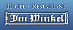 Ein Logo für ein Hotel und Restaurant namens Im Winkel