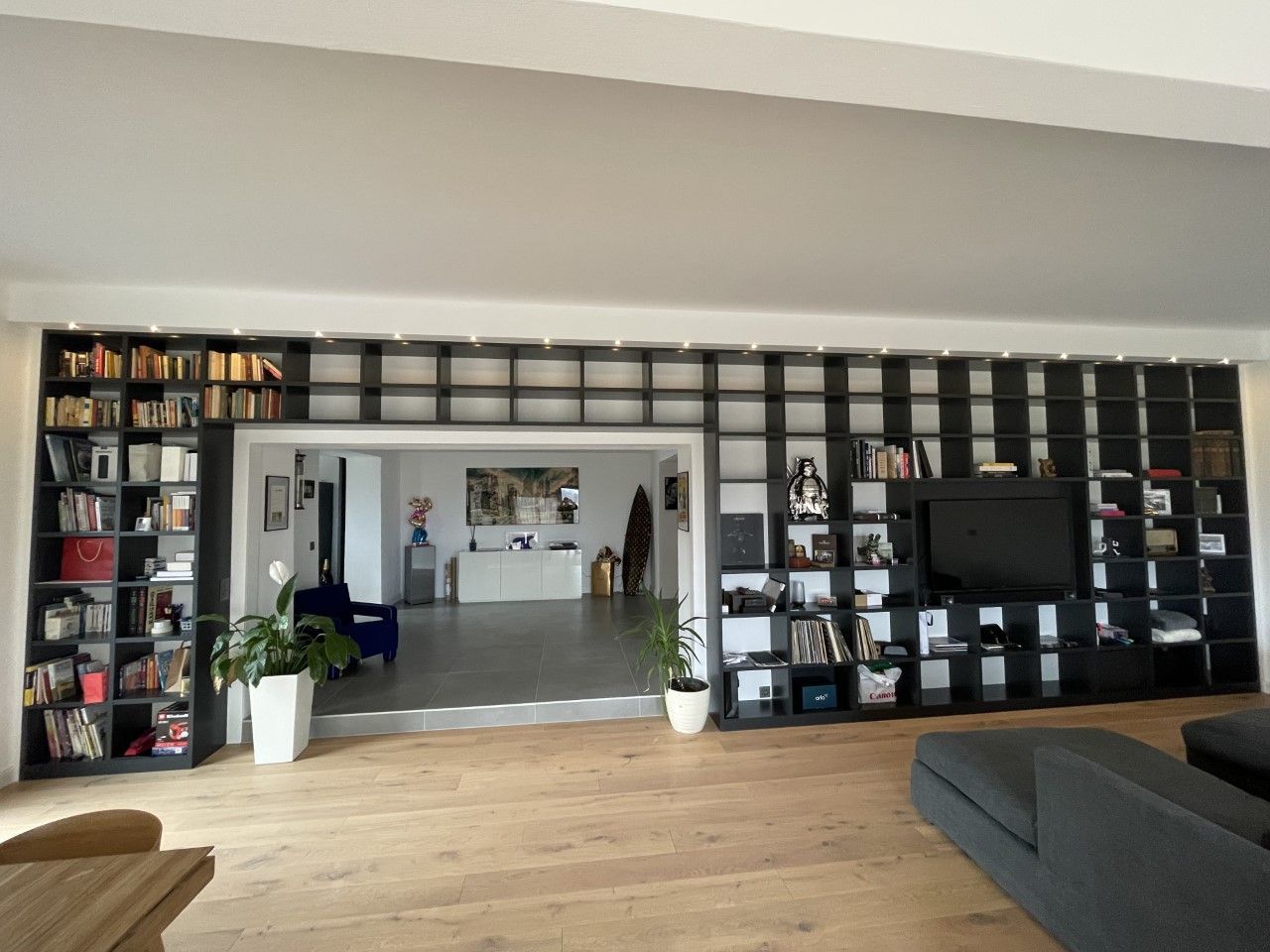 ROSSI EBENISTERIE SA - Bibliothèque - Séjour