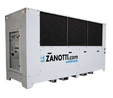 Una gran caja blanca con las palabras zanotti.com.