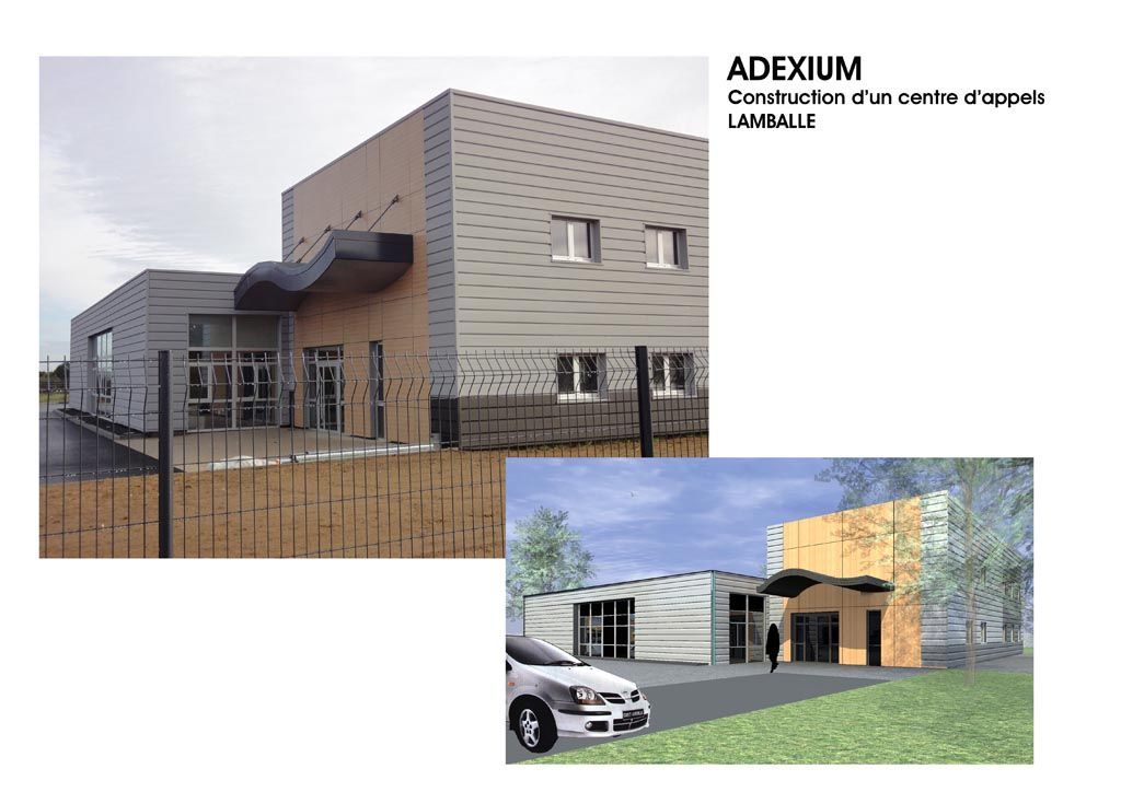 Adexium, construction d'un centre d'appels, Lamballe