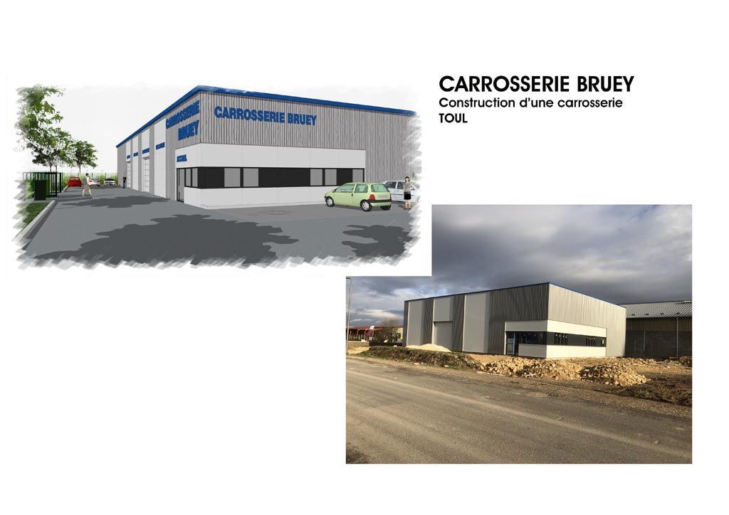 Carrosserie Bruey, construction d'une carrosserie, Toul