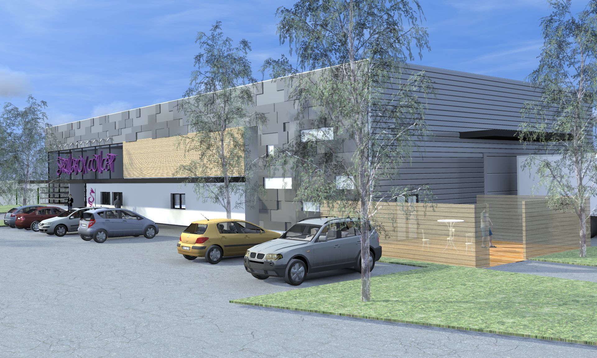 Construction d’un bâtiment industriel